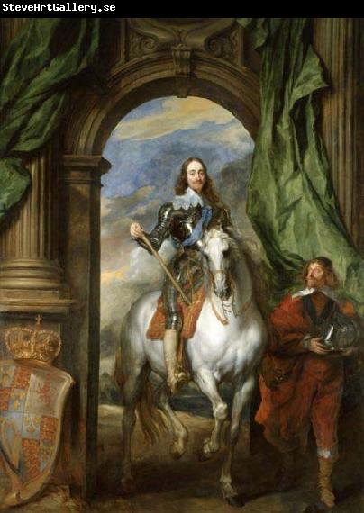 Anthony Van Dyck Charles I with M. de St Antoine